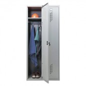 Шкаф металлический для одежды ПРАКТИК "LS-21-80", двухсекционный, 1830х800х500 мм, 35 кг