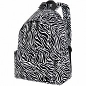 Рюкзак BRAUBERG СИТИ-ФОРМАТ универсальный, "Zebra", белый/черный, 41х32х14 см, 271680