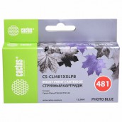 Картридж струйный CACTUS (CS-CLI481XXLPB) для Canon Pixma TS8140, фото синий