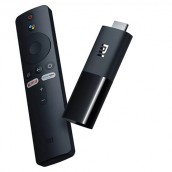 Приставка Смарт-ТВ XIAOMI Mi TV Stick, Android TV, 4 ядра, 1Gb+8Gb, HDMI, WiFi, пульт ДУ, черный, PFJ4145RU
