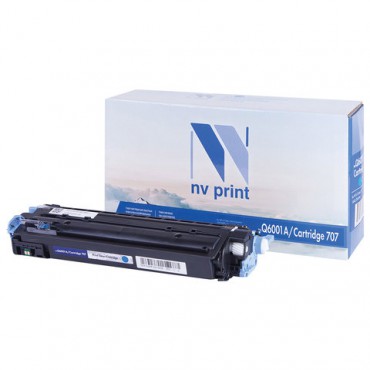 Картридж лазерный NV PRINT (NV-Q6001A) для HP ColorLaserJet CM1015/2600, голубой, ресурс 2000 стр.